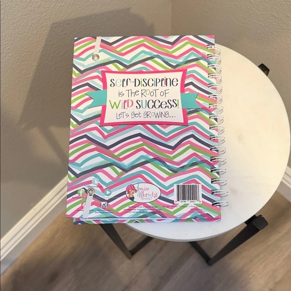 Colorful Budget Binder Notebook